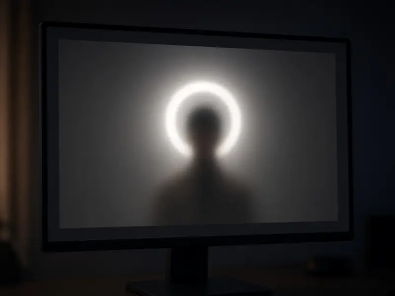 Dark studio monitor with a glowing strategy-call window